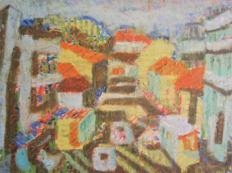 urban, Journey To Town (geylang serai)_2018, Oil on canvas, painting, Ong Hwee Yen